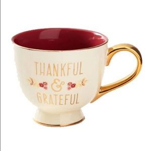 Thankful & Grateful Pedestal Mug by Paper Source